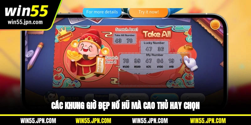 Các khung giờ đẹp nổ hũ mà cao thủ hay chọn