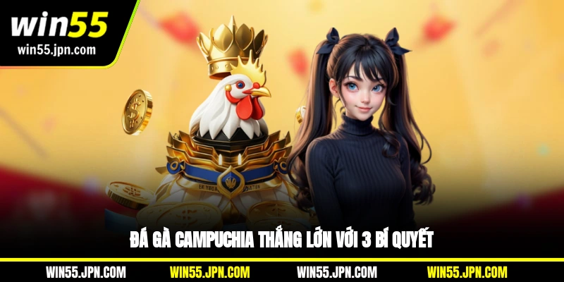 Đá gà Campuchia thắng lớn với 3 bí quyết
